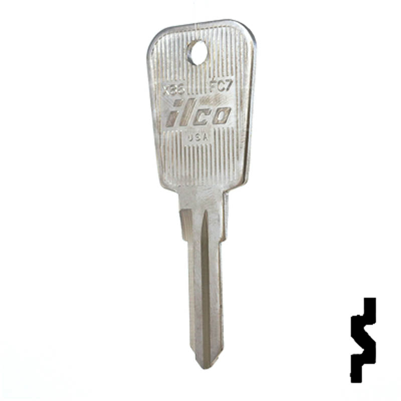 Uncut  Key Blank | Ford, Jaguar | FC7, X86 Automotive Key Ilco