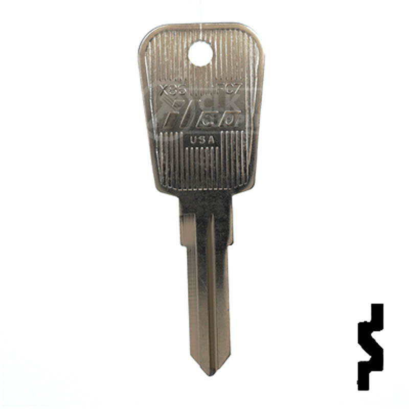 Uncut  Key Blank | Ford, Jaguar | FC7, X86 Automotive Key Ilco