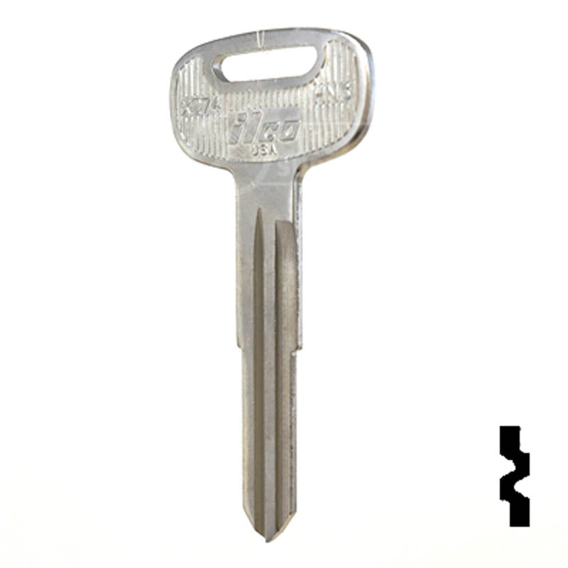 Uncut Key Blank | Hino | X274 ( HN3 ) Automotive Key Ilco
