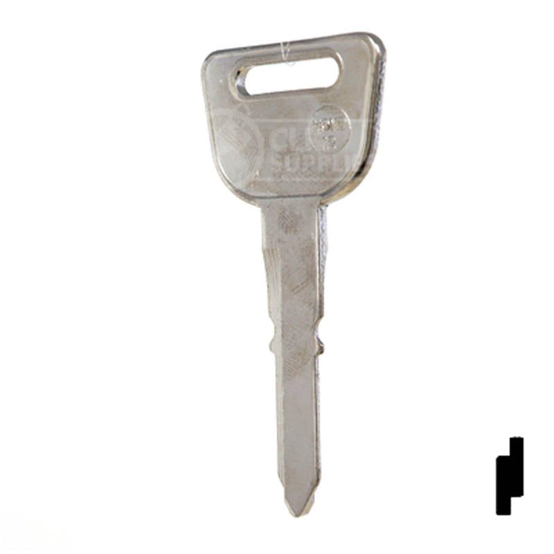 Uncut Key Blank | Honda | X129, HD82 Automotive Key JMA USA