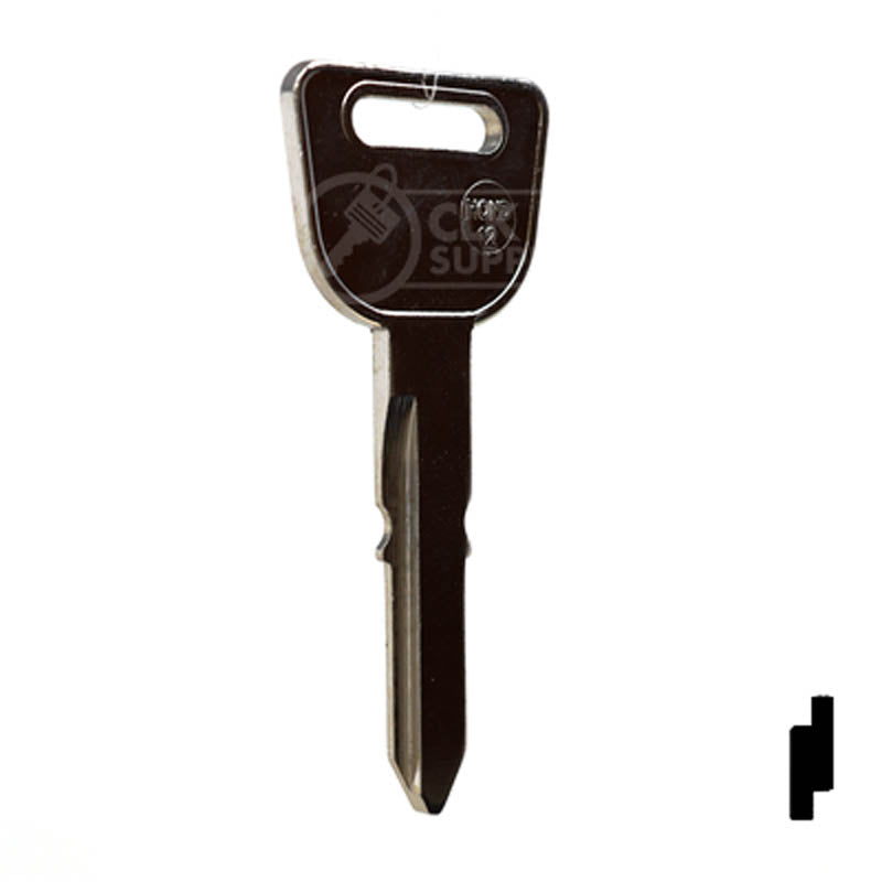 Uncut Key Blank | Honda | X129, HD82 Automotive Key JMA USA