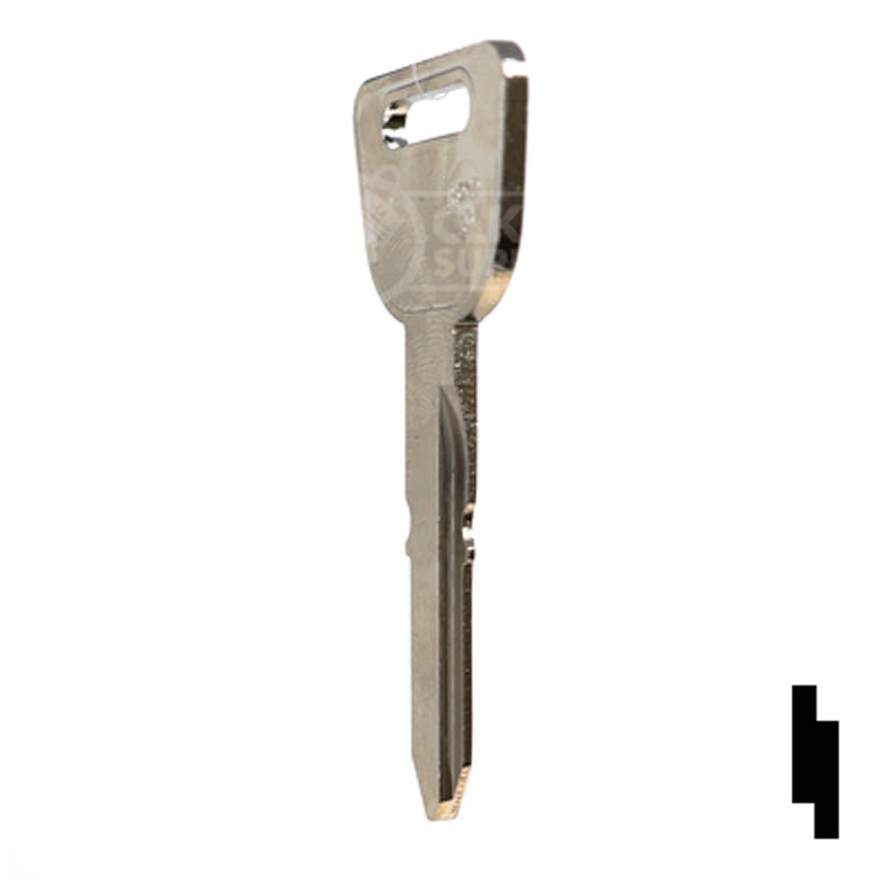 Uncut Key Blank | Honda | X130, HD81 Automotive Key JMA USA
