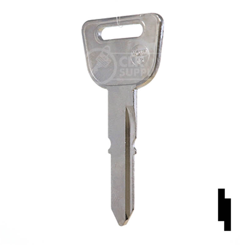 Uncut Key Blank | Honda | X130, HD81 Automotive Key JMA USA