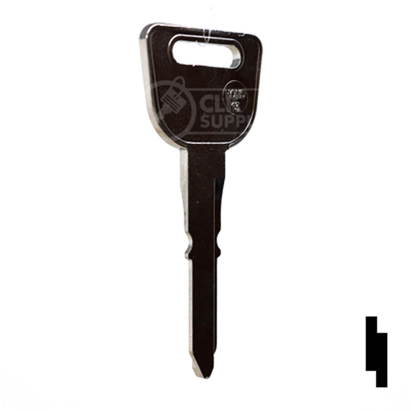 Uncut Key Blank | Honda | X130, HD81 Automotive Key JMA USA