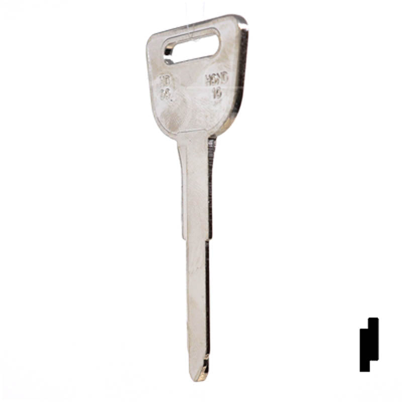 Uncut Key Blank | Honda | X181, HD90 Automotive Key JMA USA