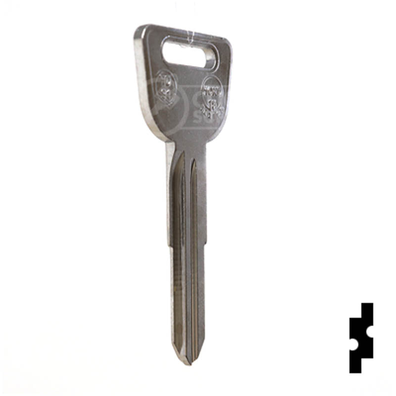 Uncut Key Blank | Honda | X182, HD91 Automotive Key JMA USA