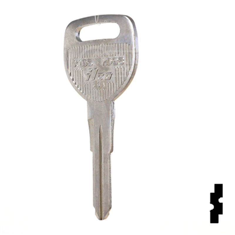 Uncut Key Blank | Honda | X195, HD98 Automotive Key Ilco