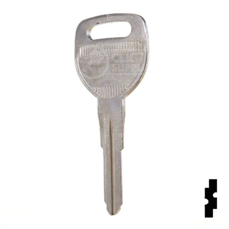 Uncut Key Blank | Honda | X195, HD98 Automotive Key Ilco