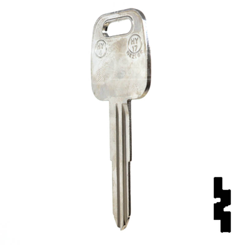 Uncut Key Blank | Hyundai | HY4 Automotive Key JMA USA