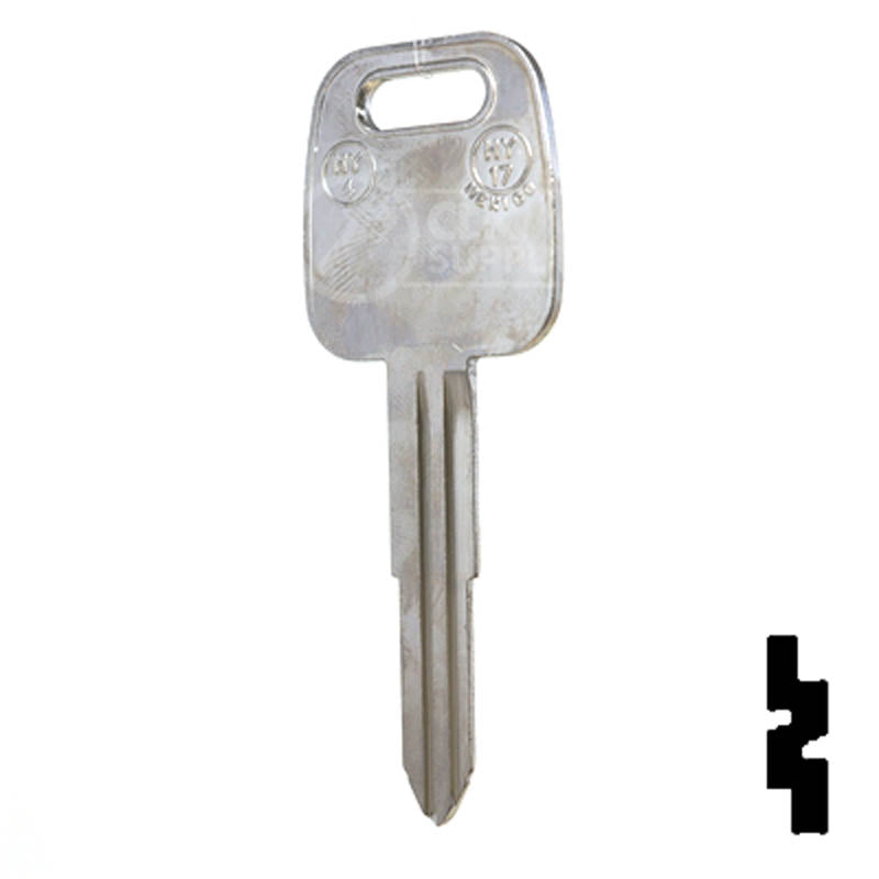 Uncut Key Blank | Hyundai | HY4 Automotive Key JMA USA