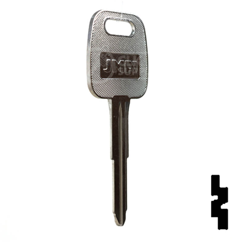 Uncut Key Blank | Hyundai | HY4 Automotive Key JMA USA