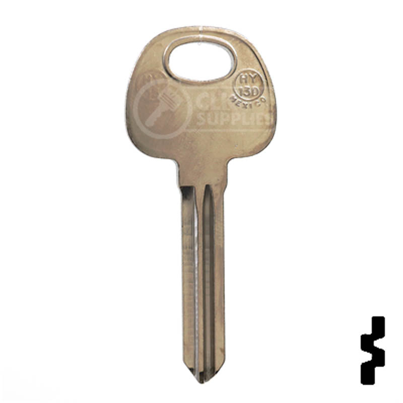Uncut Key Blank | Hyundai | Kia | HY15 Automotive Key JMA USA