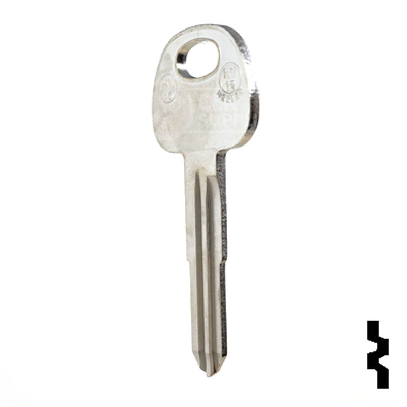 Uncut Key Blank | Hyundai | Kia | HY16 Automotive Key JMA USA