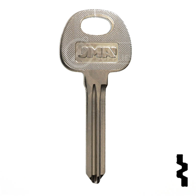 Uncut Key Blank | Hyundai | Kia | HY17 Automotive Key JMA USA