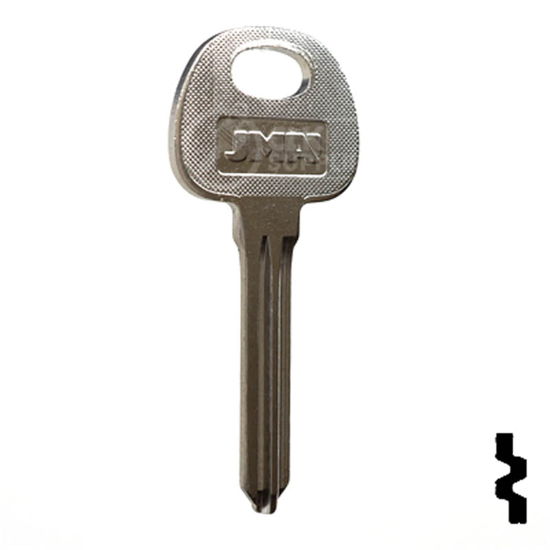 Uncut Key Blank | Hyundai | Kia | HY17 Automotive Key JMA USA