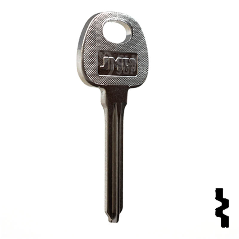 Uncut Key Blank | Hyundai | Kia | HY17 Automotive Key JMA USA
