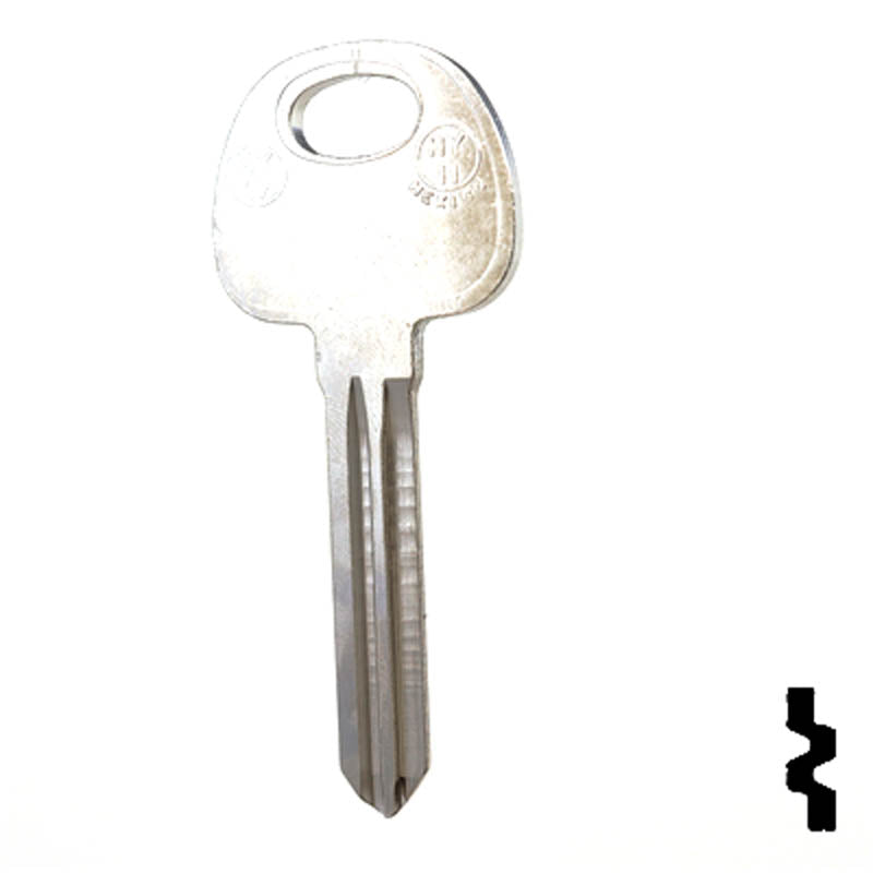 Uncut Key Blank | Hyundai | Kia | HY17 Automotive Key JMA USA
