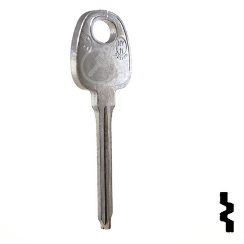 Uncut Key Blank | Hyundai | Kia | HY17 Automotive Key JMA USA