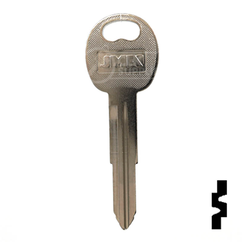 Uncut Key Blank | Hyundai | Kia | X232 ( HY12 ) Automotive Key JMA USA