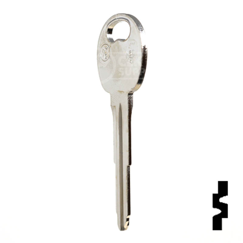 Uncut Key Blank | Hyundai | Kia | X232 ( HY12 ) Automotive Key JMA USA