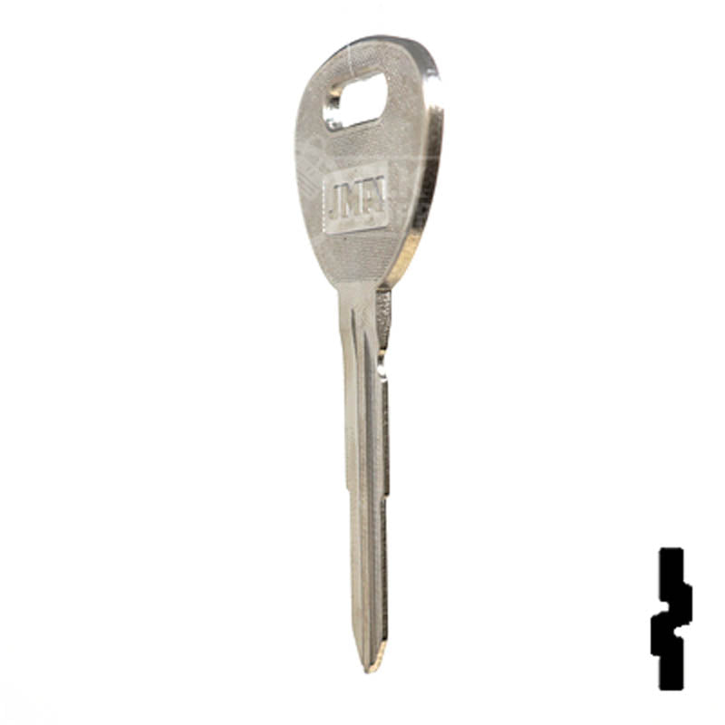 Uncut Key Blank | Hyundai | Kia | X235 ( HY13 ) Automotive Key JMA USA