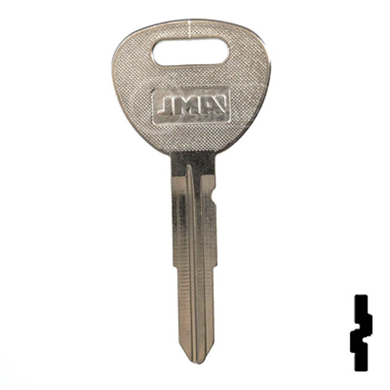 Uncut Key Blank | Hyundai | Kia | X235 ( HY13 ) Automotive Key JMA USA