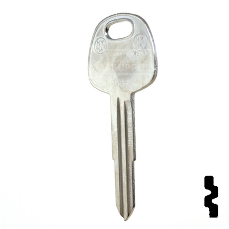 Uncut Key Blank | Hyundai | Kia | X236 ( HY14 ) Automotive Key JMA USA