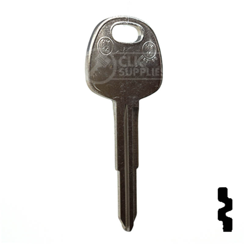 Uncut Key Blank | Hyundai | Kia | X236 ( HY14 ) Automotive Key JMA USA