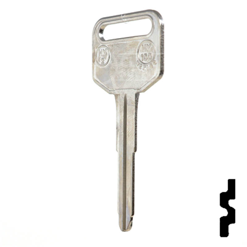 Uncut Key Blank | Hyundai | X160 ( HY2 ) Automotive Key JMA USA