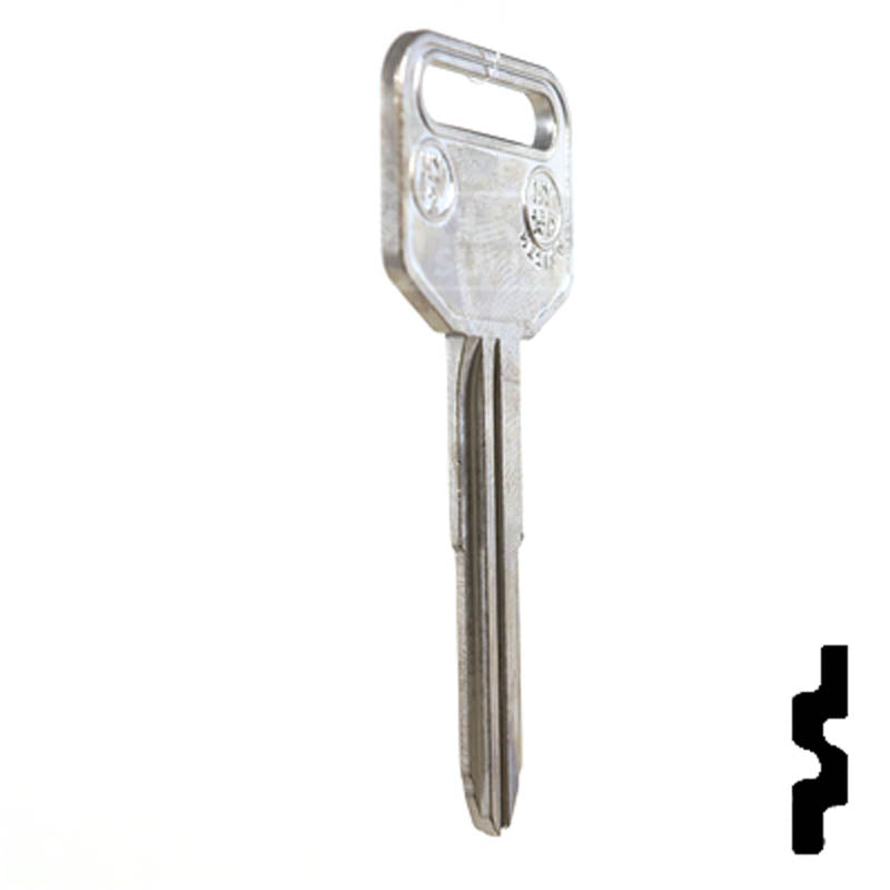 Uncut Key Blank | Hyundai | X160 ( HY2 ) Automotive Key JMA USA