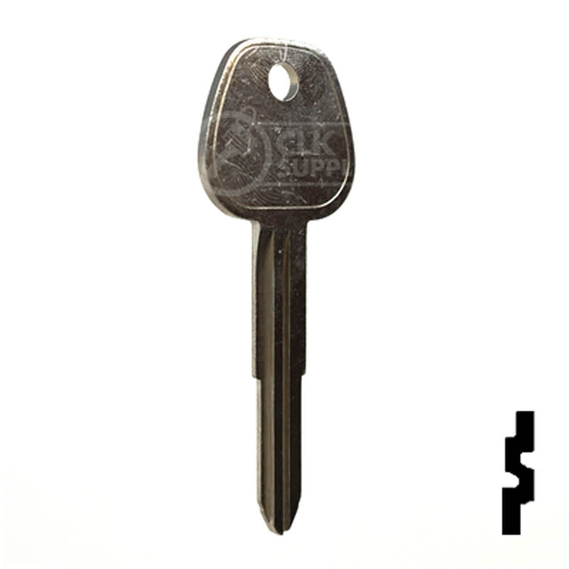 Uncut Key Blank | Hyundai | X196 ( HY5 ) Automotive Key JMA USA