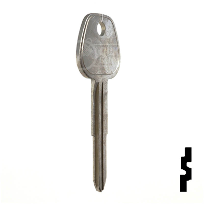 Uncut Key Blank | Hyundai | X196 ( HY5 ) Automotive Key JMA USA