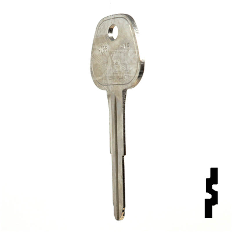 Uncut Key Blank | Hyundai | X196 ( HY5 ) Automotive Key JMA USA