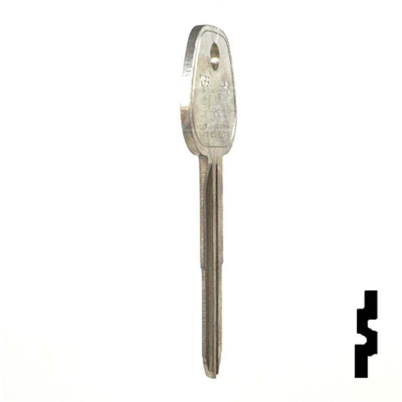 Uncut Key Blank | Hyundai | X196 ( HY5 ) Automotive Key JMA USA