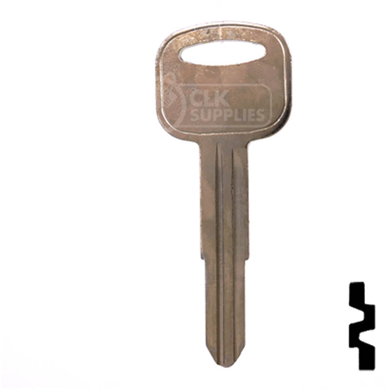 Uncut Key Blank | Hyundai | X216 (HY6) Automotive Key JMA USA