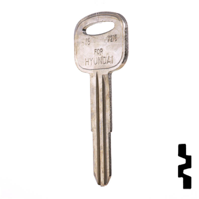 Uncut Key Blank | Hyundai | X216 (HY6) Automotive Key JMA USA