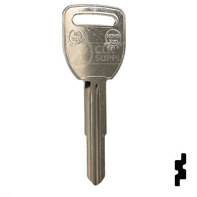 Uncut Key Blank | Isuzu | Honda | X250, B101 Automotive Key JMA USA