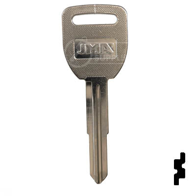 Uncut Key Blank | Isuzu | Honda | X250, B101 Automotive Key JMA USA