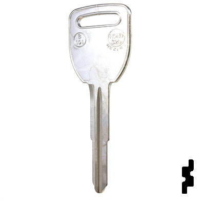 Uncut Key Blank | Isuzu | Honda | X250, B101 Automotive Key JMA USA