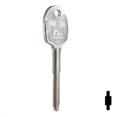 Uncut Key Blank | Isuzu | X275 ( B113 ) Automotive Key Ilco