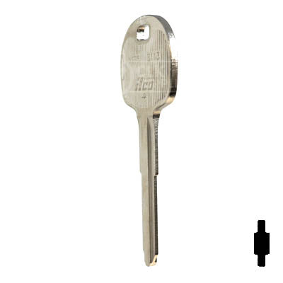 Uncut Key Blank | Isuzu | X275 ( B113 ) Automotive Key Ilco