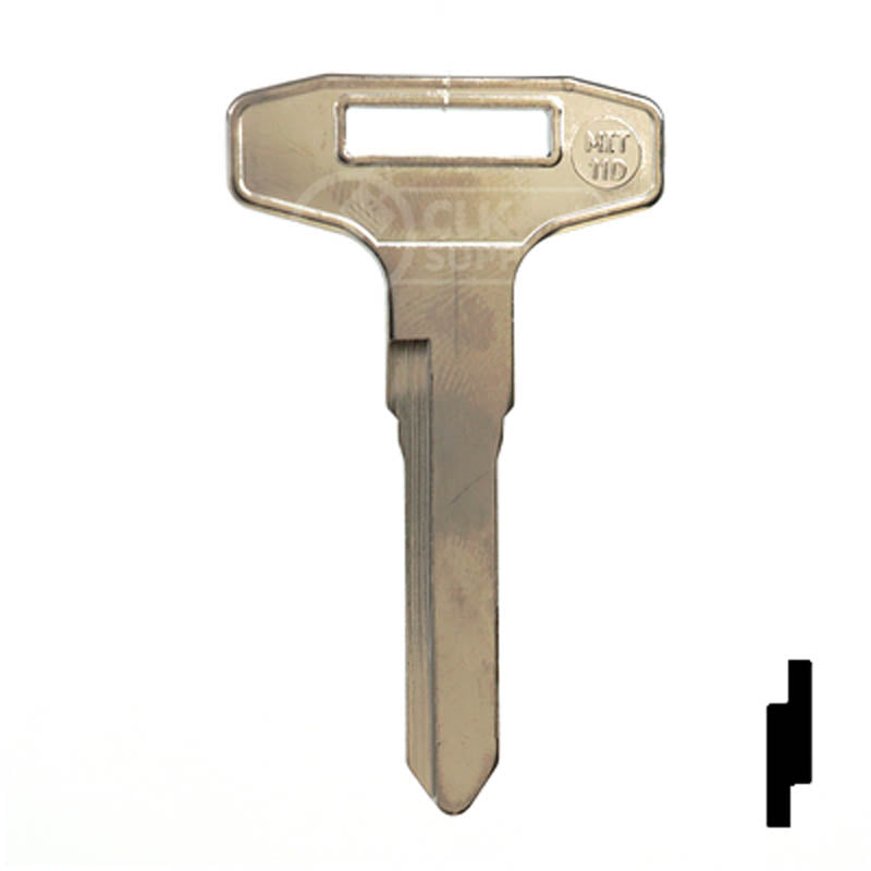 Uncut Key Blank | Mitsubishi  | FU2 Automotive Key Ilco