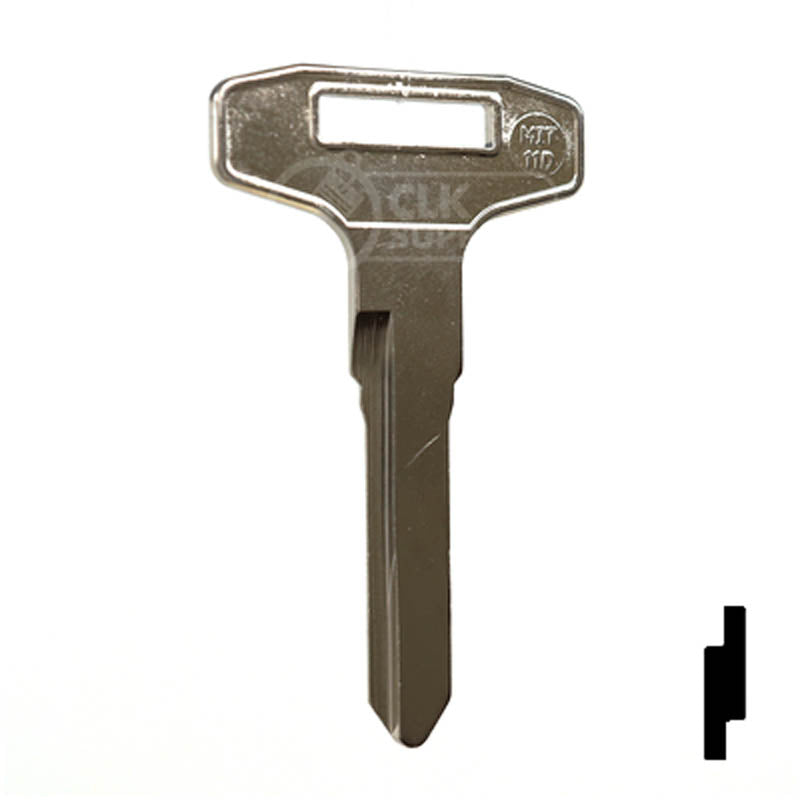 Uncut Key Blank | Mitsubishi  | FU2 Automotive Key Ilco