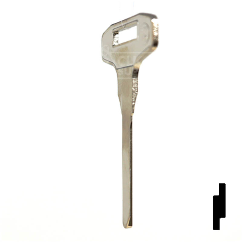 Uncut Key Blank | Mitsubishi  | FU2 Automotive Key Ilco