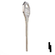 Uncut Key Blank | Mitsubishi | X121, DC3 Automotive Key JMA USA