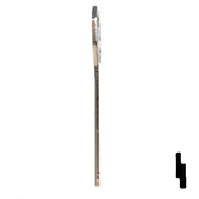 Uncut Key Blank | Mitsubishi | X121, DC3 Automotive Key JMA USA