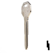 Uncut Key Blank | Mitsubishi | X121, DC3 Automotive Key JMA USA