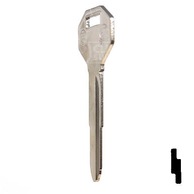 Uncut Key Blank | Mitsubishi | X121, DC3 Automotive Key JMA USA