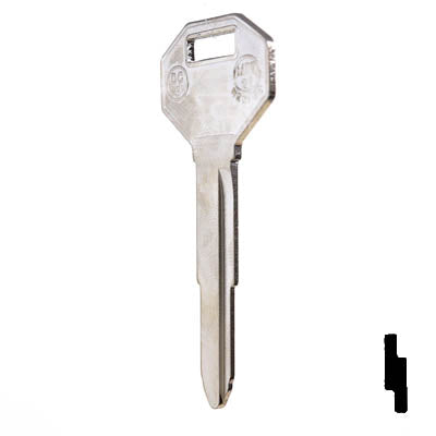 Uncut Key Blank | Mitsubishi | X121, DC3 Automotive Key JMA USA