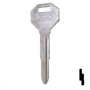 Uncut Key Blank | Mitsubishi | X121, DC3 Automotive Key JMA USA